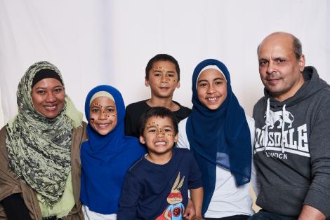 Potrait of Ayu, Amira, Sami, Amar, Alya and Shane 